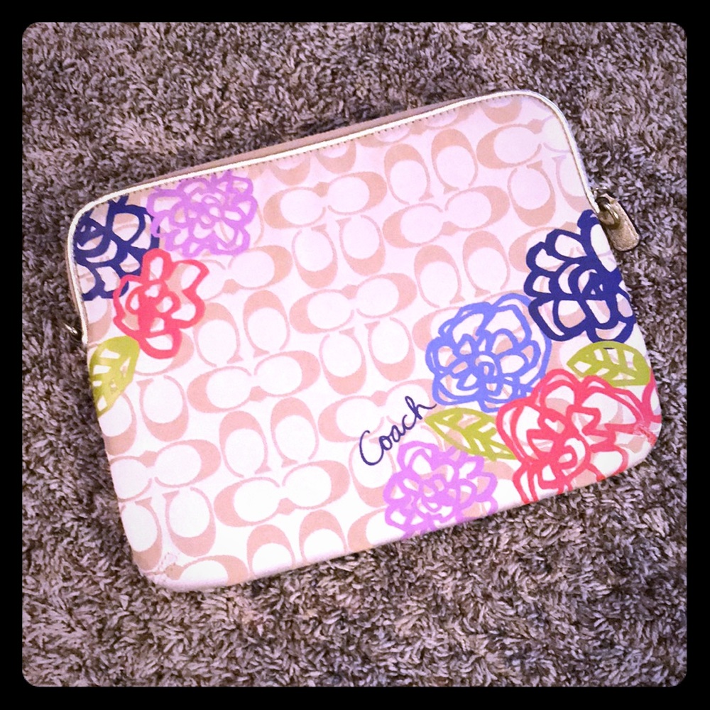 Coach | floral ipad case